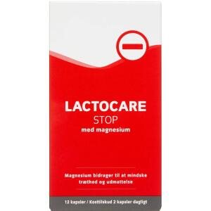 Lactocare Stop Med Magnesium, 12 kapsler (Udløb: 10/2025)